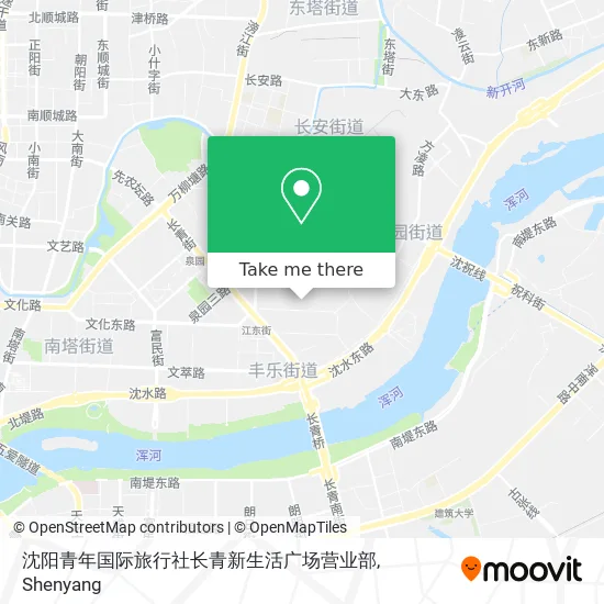 沈阳青年国际旅行社长青新生活广场营业部 map