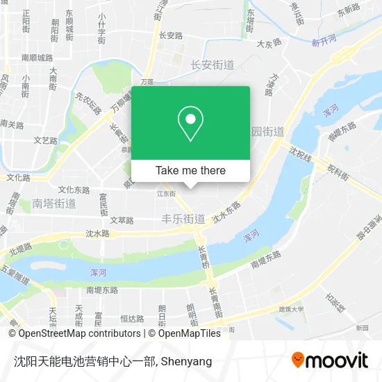 沈阳天能电池营销中心一部 map