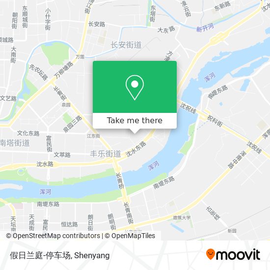 假日兰庭-停车场 map