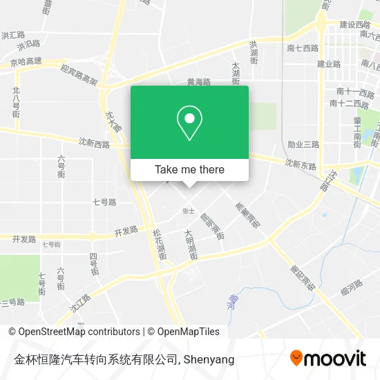 金杯恒隆汽车转向系统有限公司 map