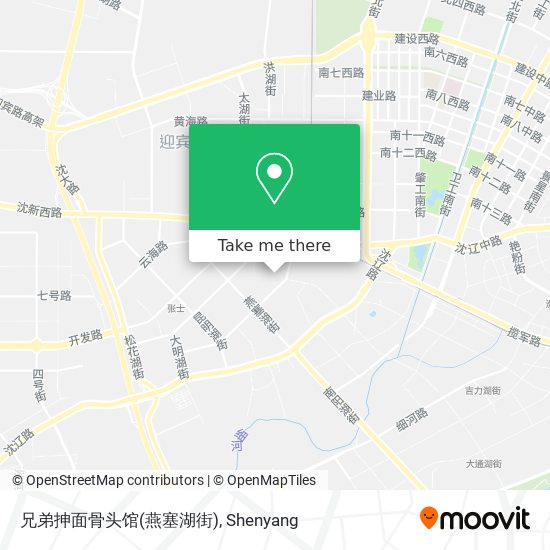 兄弟抻面骨头馆(燕塞湖街) map