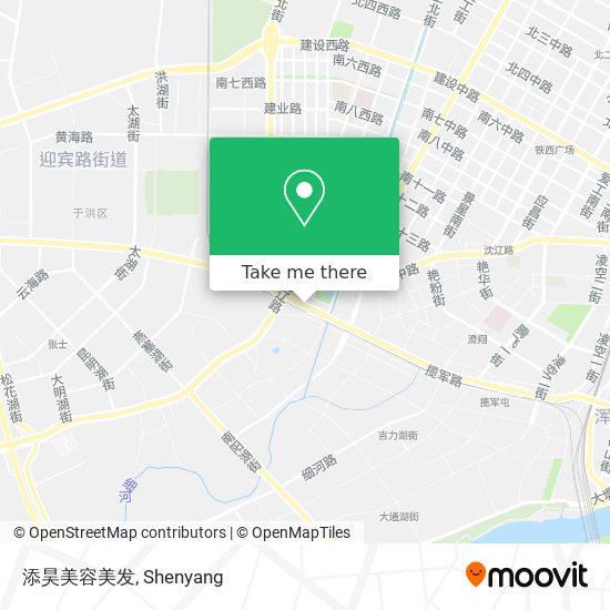 添昊美容美发 map