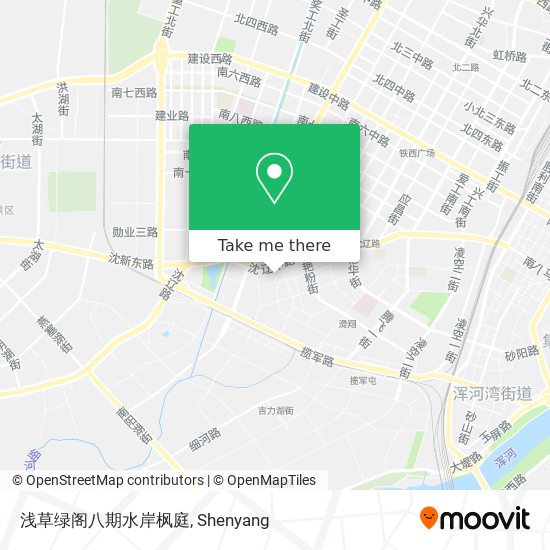 浅草绿阁八期水岸枫庭 map
