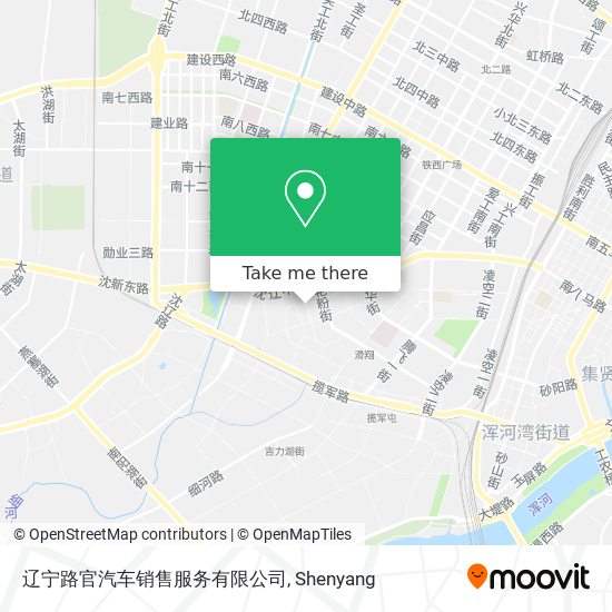 辽宁路官汽车销售服务有限公司 map