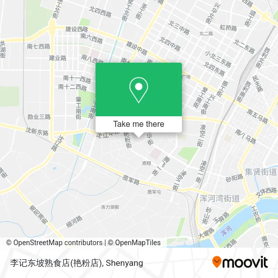 李记东坡熟食店(艳粉店) map