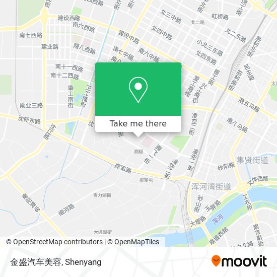 金盛汽车美容 map