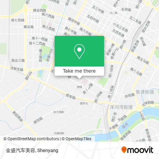 金盛汽车美容 map