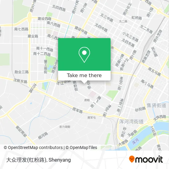 大众理发(红粉路) map