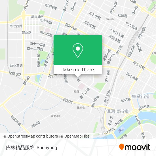 依林精品服饰 map