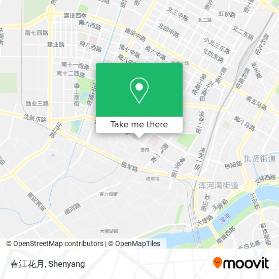春江花月 map