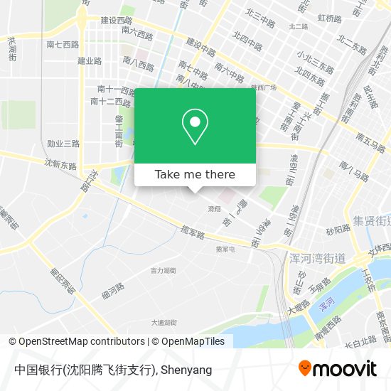 中国银行(沈阳腾飞街支行) map