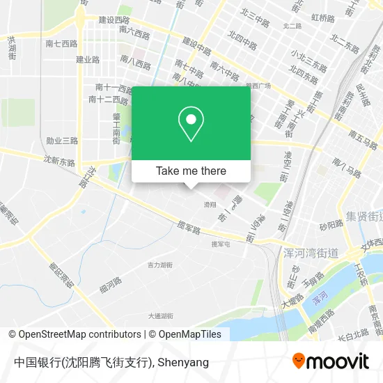 中国银行(沈阳腾飞街支行) map