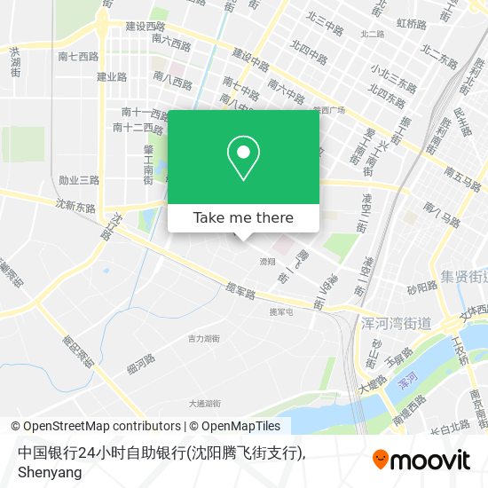 中国银行24小时自助银行(沈阳腾飞街支行) map