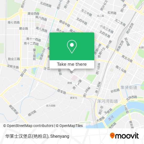 华莱士汉堡店(艳粉店) map