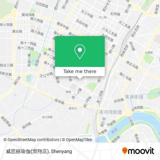 威思丽瑜伽(滑翔店) map