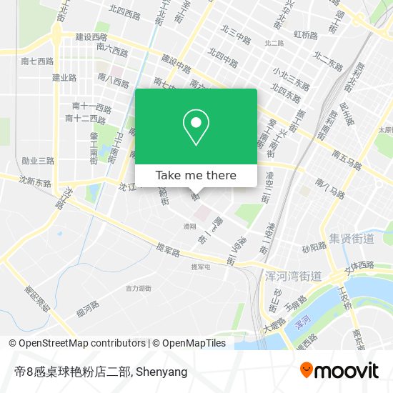 帝8感桌球艳粉店二部 map