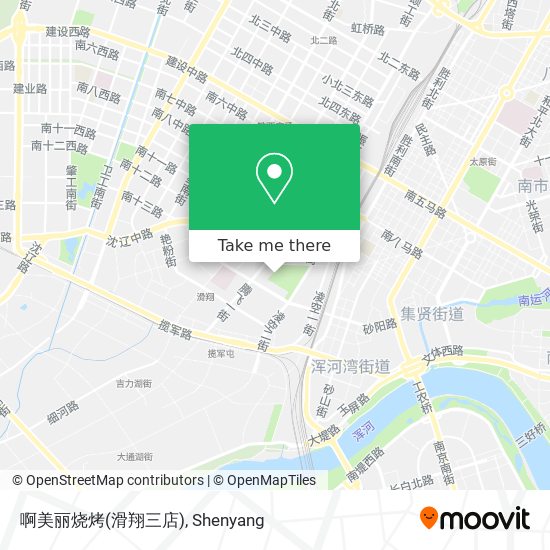 啊美丽烧烤(滑翔三店) map
