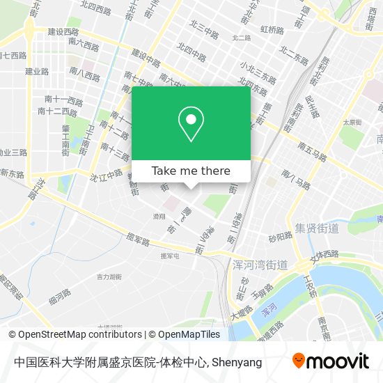 中国医科大学附属盛京医院-体检中心 map