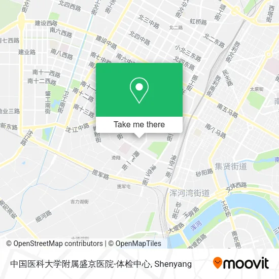 中国医科大学附属盛京医院-体检中心 map