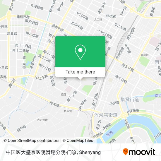 中国医大盛京医院滑翔分院-门诊 map