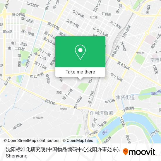 沈阳标准化研究院(中国物品编码中心沈阳办事处东) map
