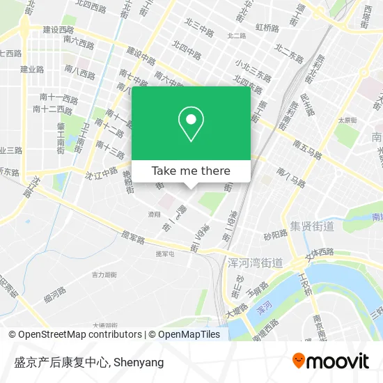 盛京产后康复中心 map