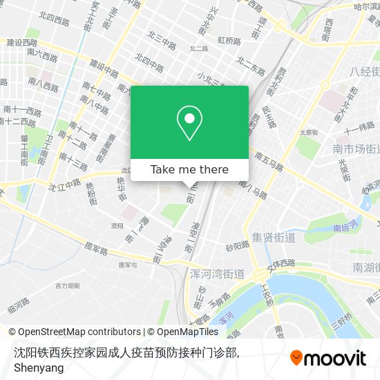 沈阳铁西疾控家园成人疫苗预防接种门诊部 map