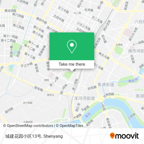 城建花园小区13号 map
