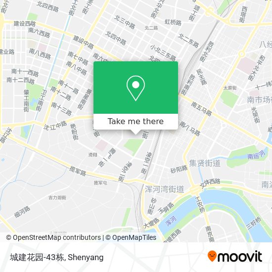 城建花园-43栋 map