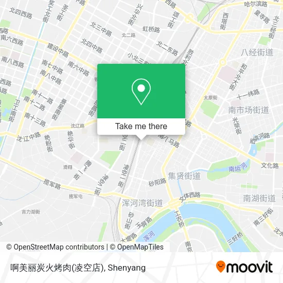 啊美丽炭火烤肉(凌空店) map