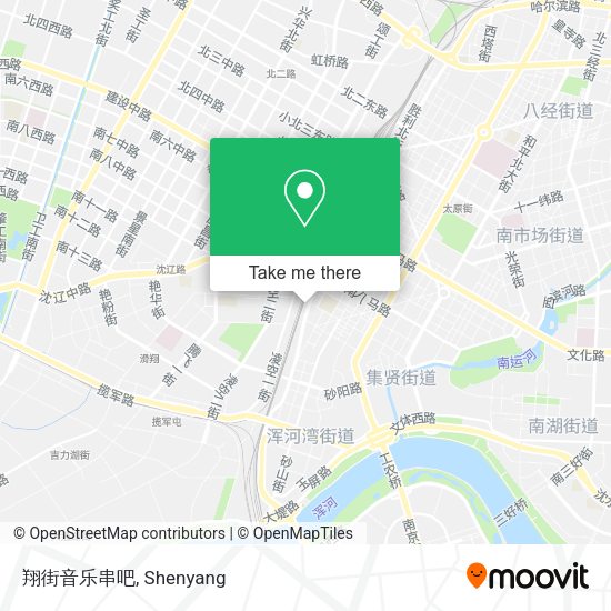 翔街音乐串吧 map