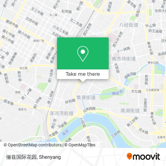 俪兹国际花园 map