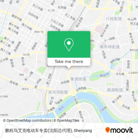 鹏程鸟艾克电动车专卖(沈阳总代理) map
