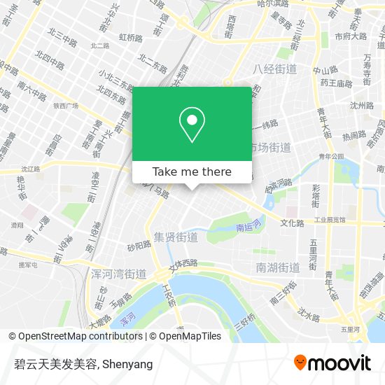 碧云天美发美容 map