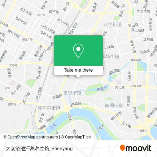 大众浴池汗蒸养生馆 map