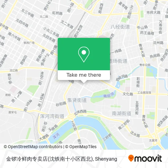 金锣冷鲜肉专卖店(沈铁南十小区西北) map