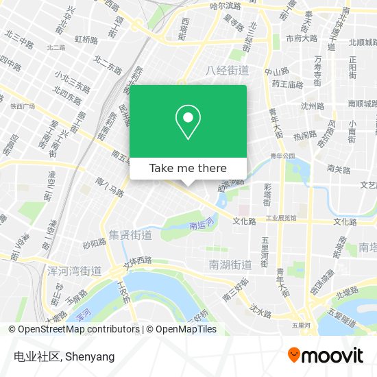 电业社区 map
