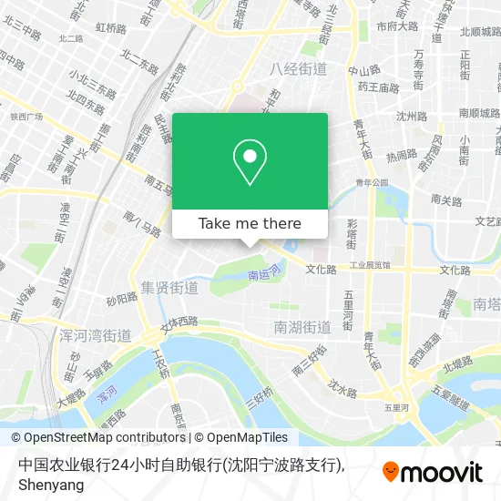 中国农业银行24小时自助银行(沈阳宁波路支行) map