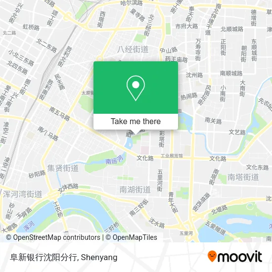 阜新银行沈阳分行 map