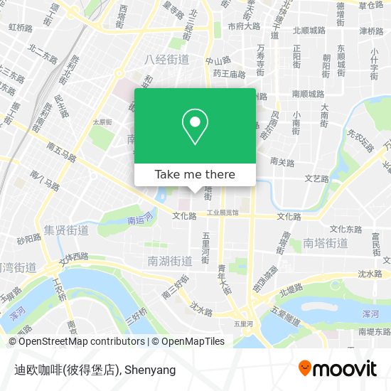 迪欧咖啡(彼得堡店) map