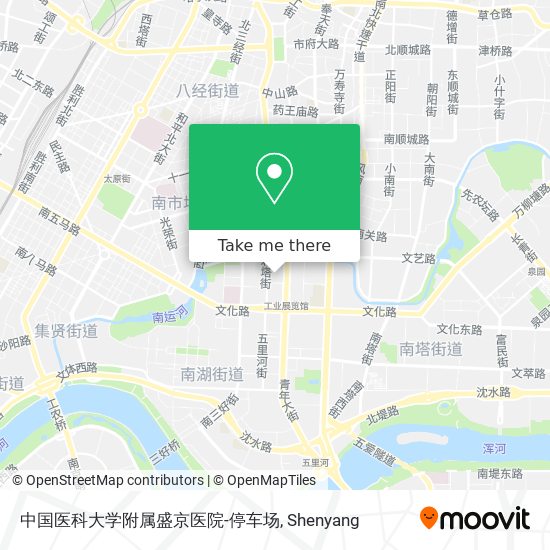 中国医科大学附属盛京医院-停车场 map