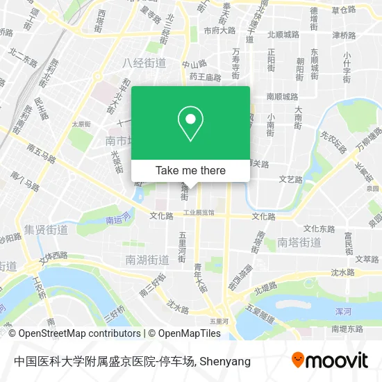 中国医科大学附属盛京医院-停车场 map