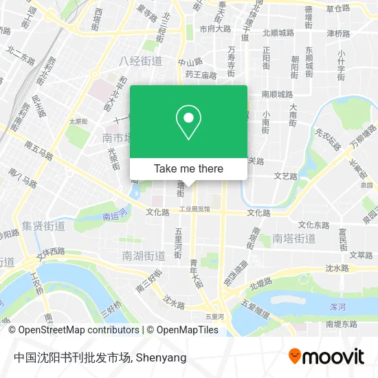 中国沈阳书刊批发市场 map