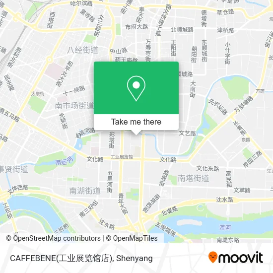 CAFFEBENE(工业展览馆店) map