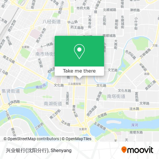 兴业银行(沈阳分行) map