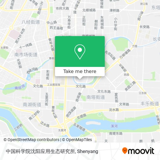 中国科学院沈阳应用生态研究所 map