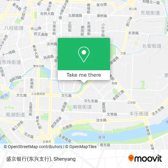 盛京银行(东兴支行) map