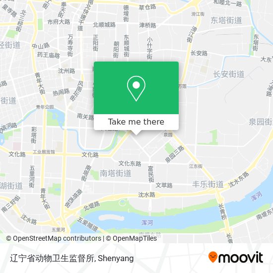 辽宁省动物卫生监督所 map