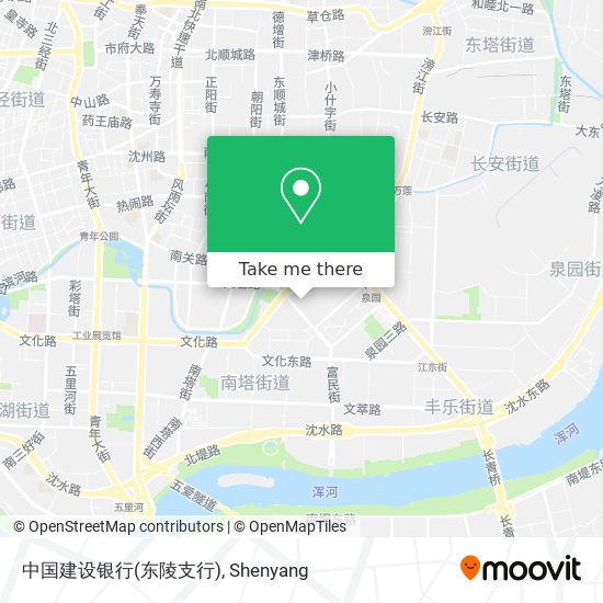 中国建设银行(东陵支行) map