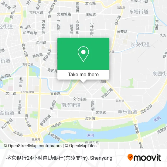 盛京银行24小时自助银行(东陵支行) map